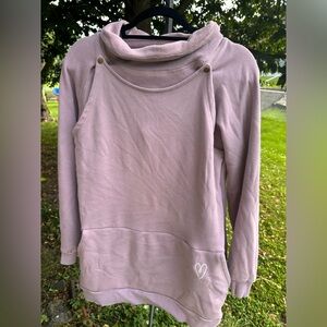 Latched Mama snap front sweatshirt